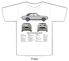 Ford Granada GL 1972-77 T-shirt Front